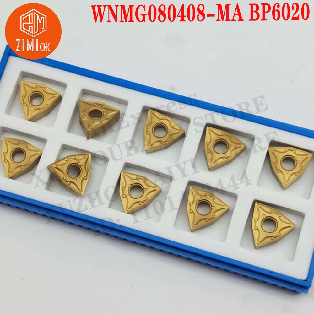 WNMG080408-MA BP6020 WNMG 080408-MA External Carbide Turning Tools Cutter Blades CNC tools cutting tools mechanical metal lathe