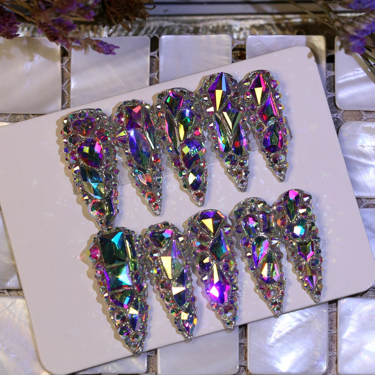 

Handmade Y2k Press on Nails Goth Style Black and Red Halloween Fake Nails with Design Full Cover Long Coffin Acrylic Nail Tips