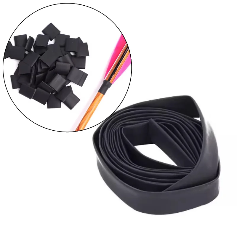 

Термоусадочная трубка для стрельбы из лука с натуральными перьями, защищает оперение стрел, аксессуары для стрел своими руками