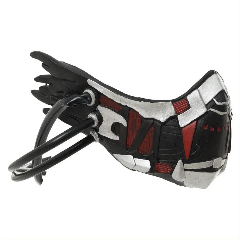 ميا كارنسشتاين قناع الفم رمز اللعبة الوريد تأثيري حلي اكسسوارات اللاتكس الكبار أغطية الرأس الدعائم لجميع القديسين حفلة تنكرية جزء MN3