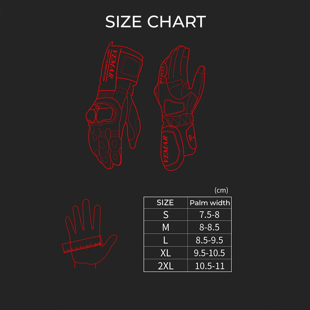 Certificación CE guantes de motocicleta de cuero genuino protección de fibra de carbono guantes de carreras de Motocross equipo de motocicleta