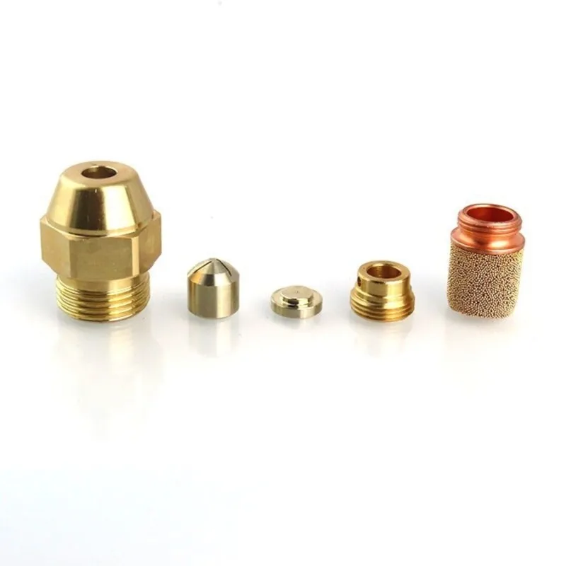 ABGG-Spray Angle 60 Degrees For Methanol, White Wax, Vegetable Oil Burner Nozzle-Solid Brass-0.3 Gallon Capacity