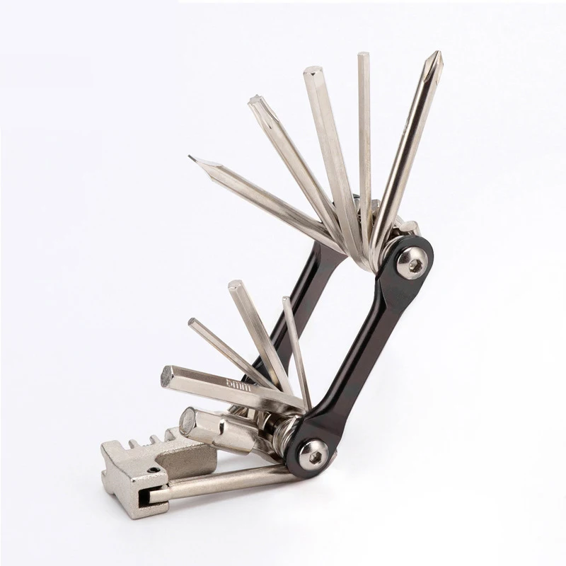 11 in 1 Mountain Bike Portable Socket Multipurpose Wrench Bicycle Portable Tool Screwdriver Motorcycle Installation Repair Tools