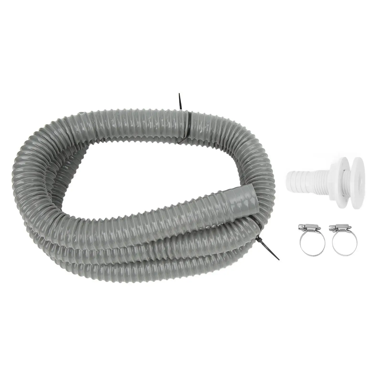 

6ft PVC Thru Hull Fitting Heavy Duty Sealproof Bilge Pump Plumbing Kit for marine Use