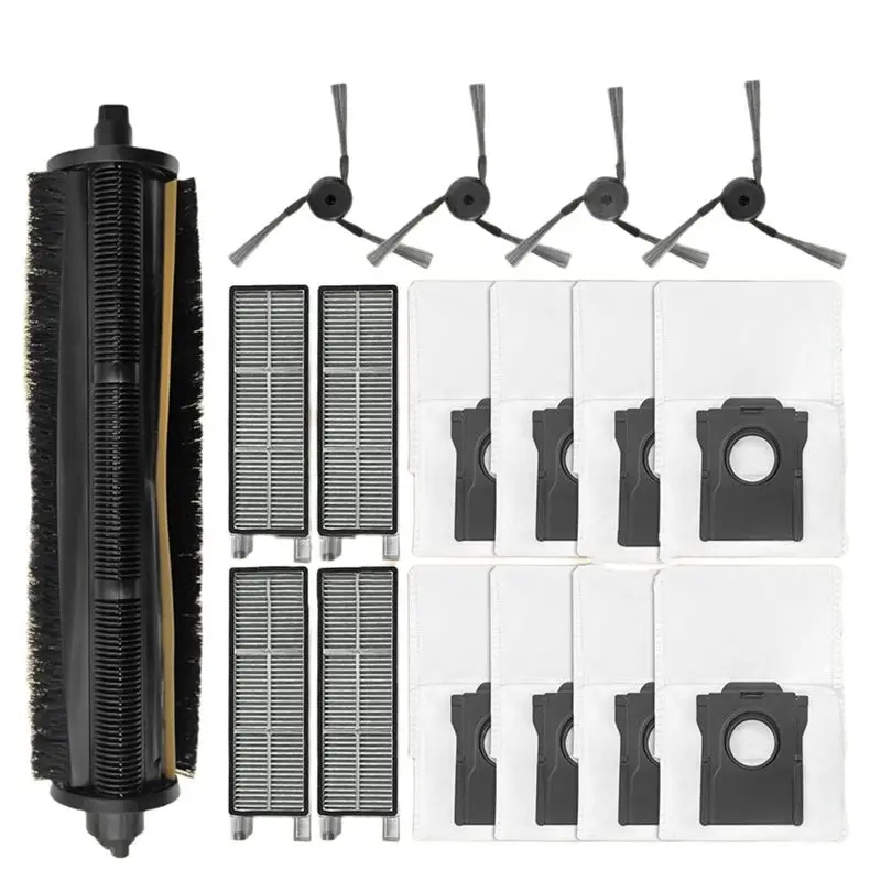AS60-For MOVA Z50 Ultra Robot Vacuum Main Roller Side Brush Vacuum Cleaner Consumables