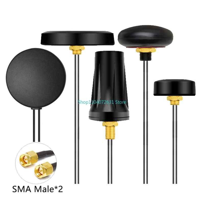 

4G LTE GPS Combined Antenna 2-in-1 Outdoor Waterproof Dual Band For DTU Router Cabinet