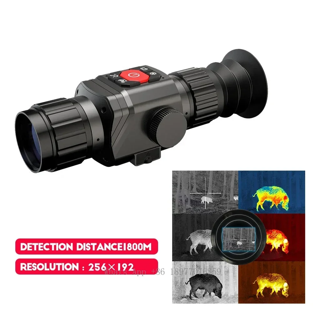 Thermal Night Vision Sight For Hunting 256X192 Thermal Scope 25 Mm 35mm Lens Night Vision Scopes For Patrolling Viewing