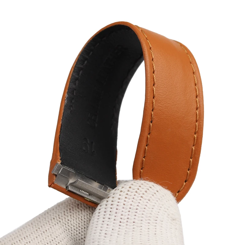 까르띠에 로드스터 W6206018 W6206017용 19mm 20mm 퀵 릴리스 가죽 스트랩 |   접이식 버클이 있는 정품 송아지 가죽 밴드
