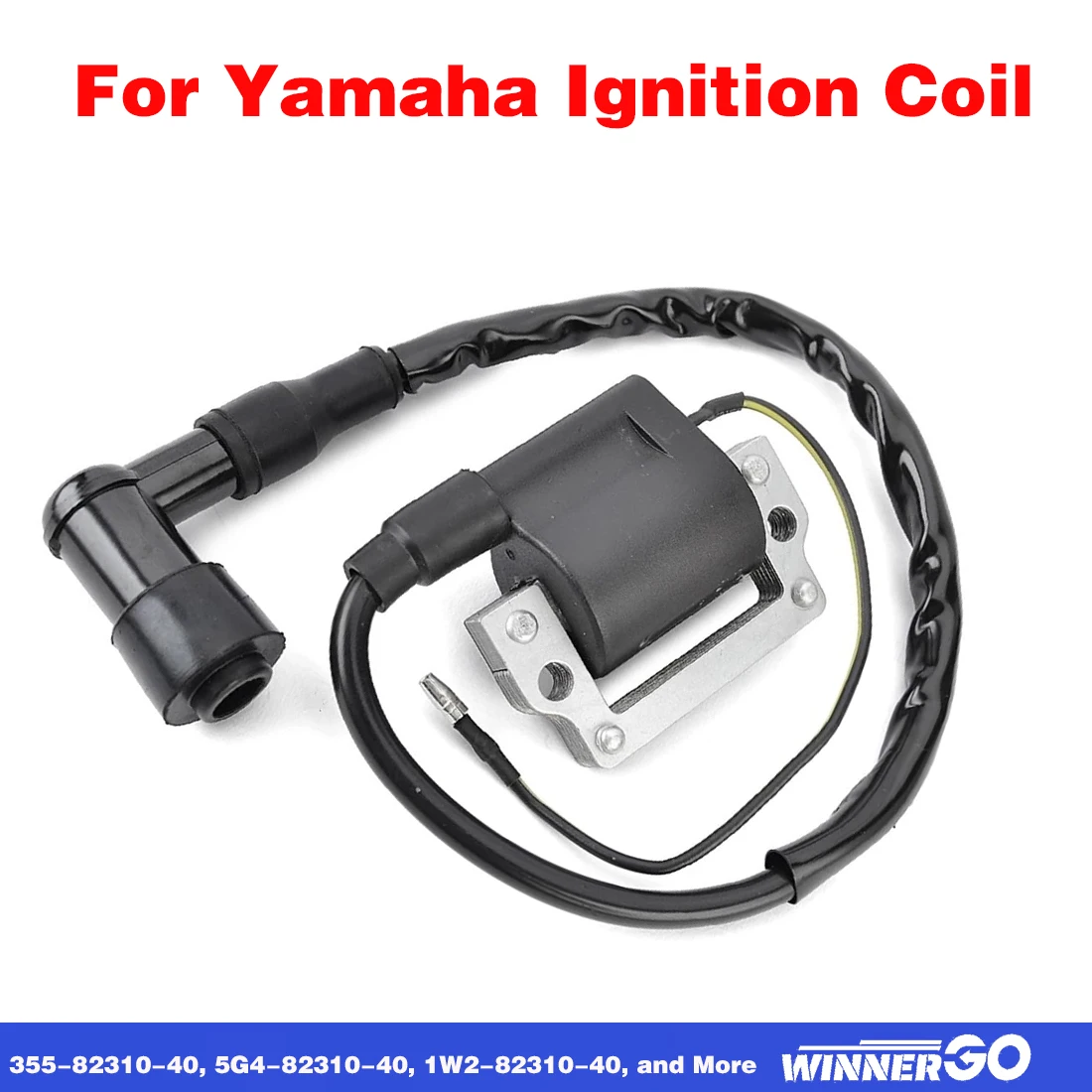Motorcycle Ignition Coil Assy For Yamaha RD60 XT250 YT125 YT175 TY175 RS100 TY50 TT250 YZ60 MX125 MX175 YZ400 YZ465 YZ490 IT175 - view 2