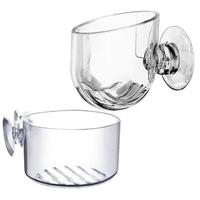 Aquarium Plant Pot Glass Cylinder Cup With Suckers For Cultivate Aquatic Plant Seeds Coral Moss Fish Tank Decoration Accessory