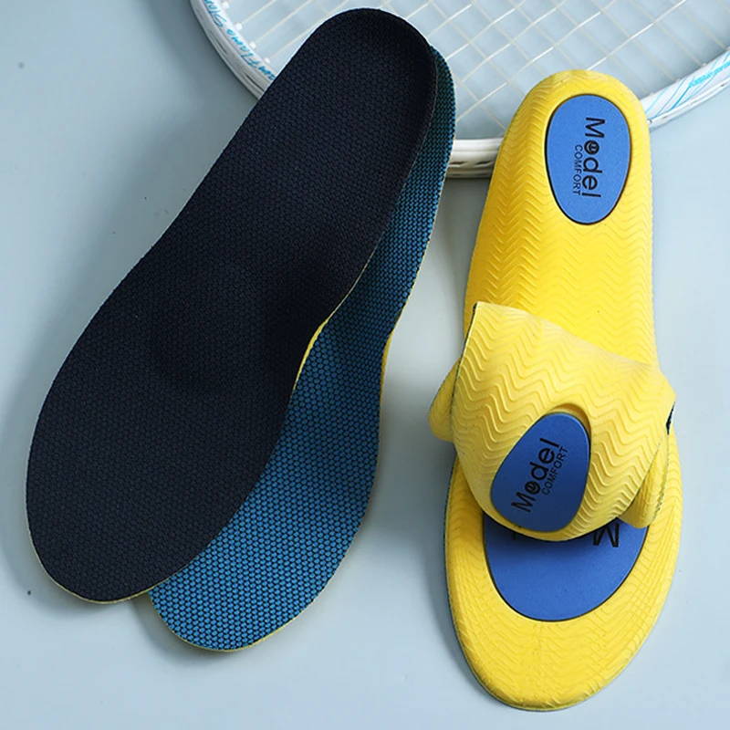 New Arch Support Shockproof Insoles Breathable Anti-Odor Cushion Non-Slip Sweat-Absorb Pads for Sports & Work 1Pair/2Pair