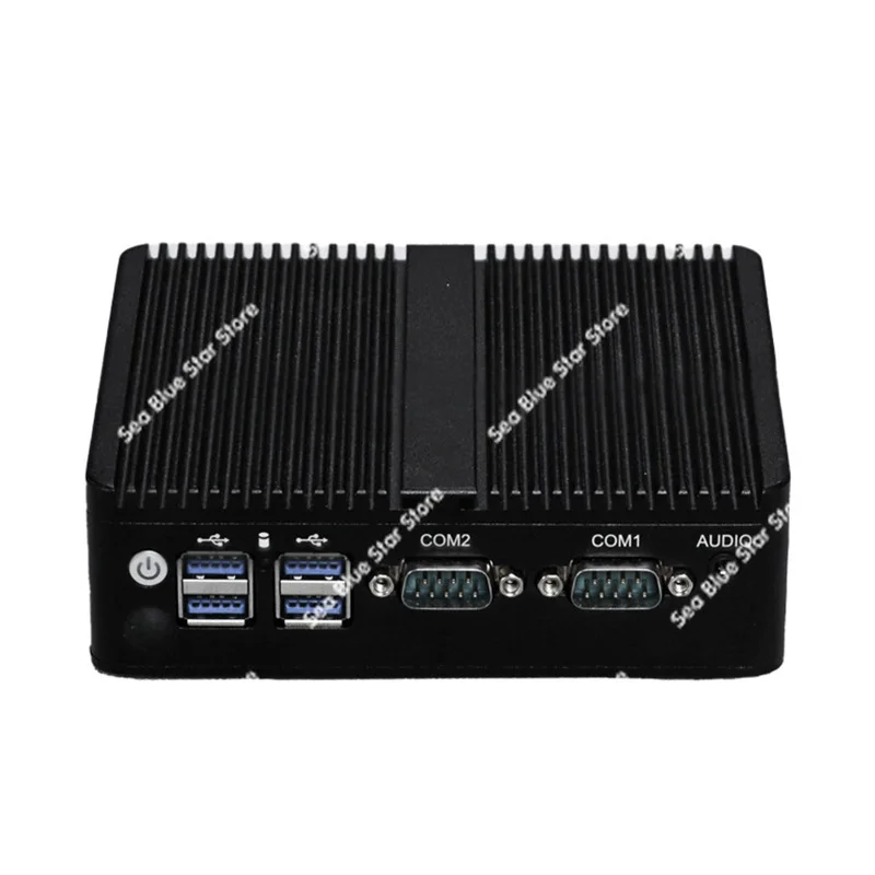 Industrial control mini host N2830 industrial control computer dual network port industrial silent micro host