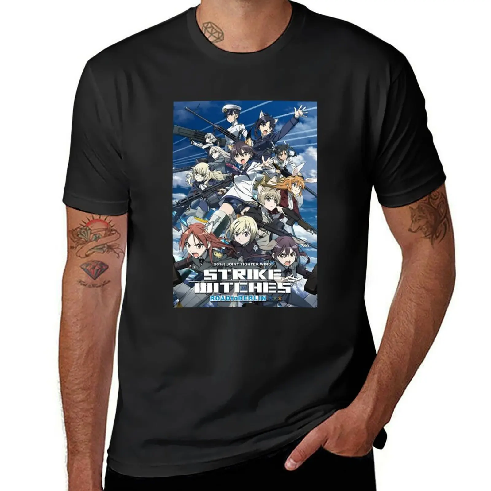 

Strike Witches T-Shirt boys animal print cute clothes mens graphic t-shirts funny