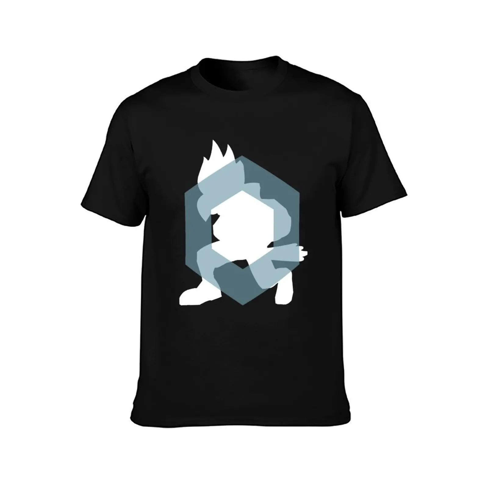 Zen Falco T-Shirt, Summer Casual Cotton Tee, Oversized Streetwear Tops, Vintage Graphic Print, Loose Fit Short Sleeve