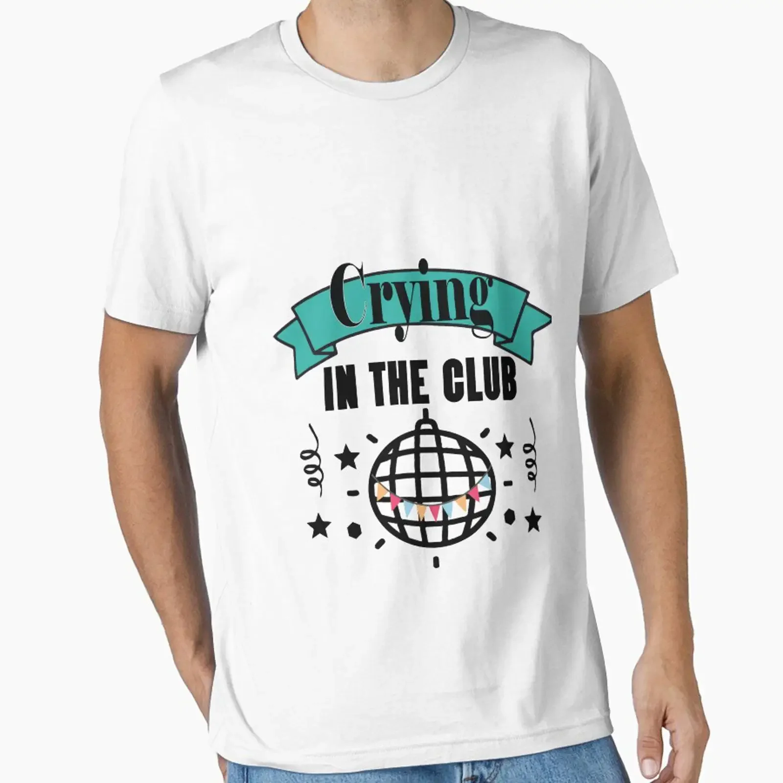 Crying In The Club Essential T Shirt vintage Washed homme graphic Soft Stretched Versatile Unisex Slightly