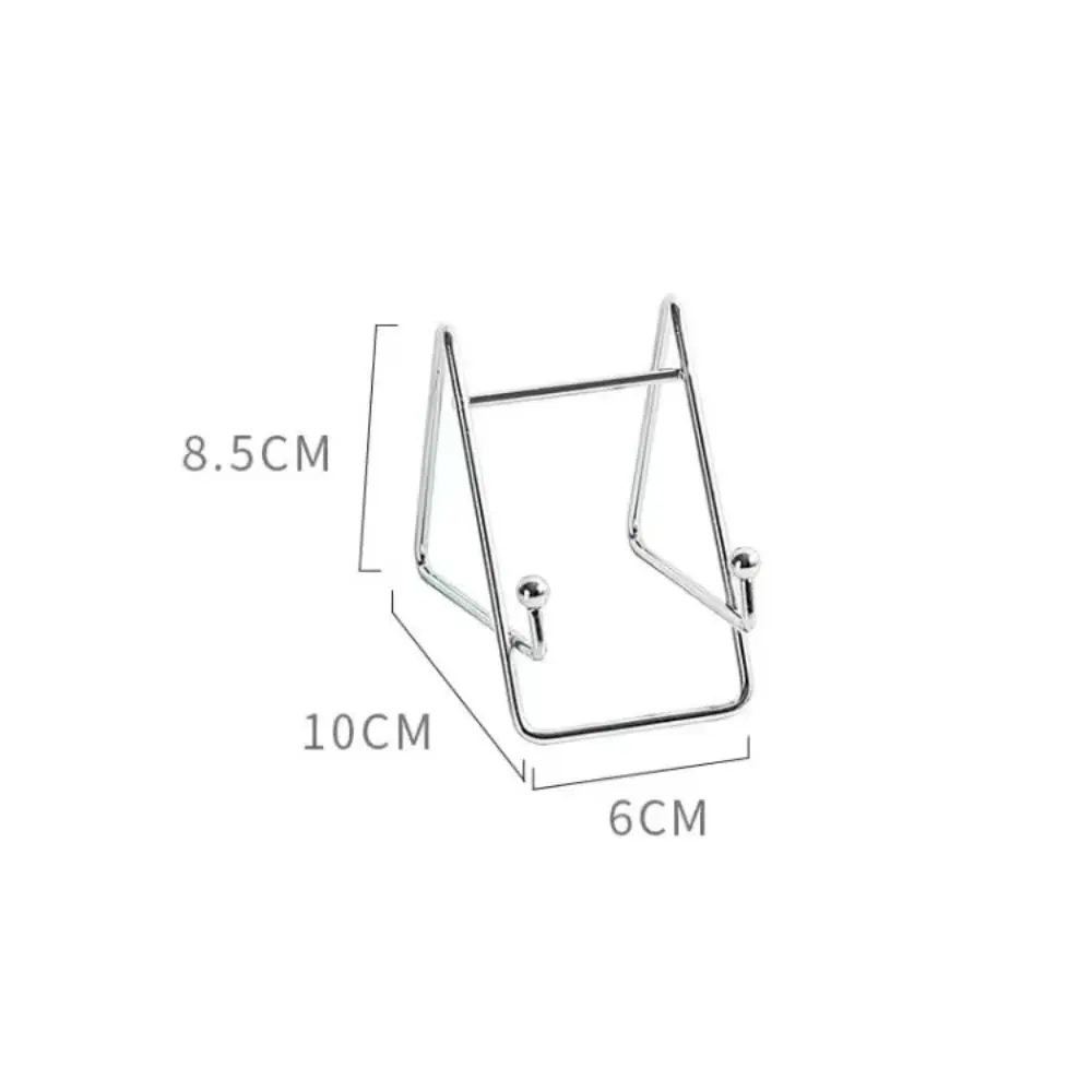 Portable Metal Flat Support New Silver Creative Book Reading Stand Mobile Phone Support Ins Style Desktop Support