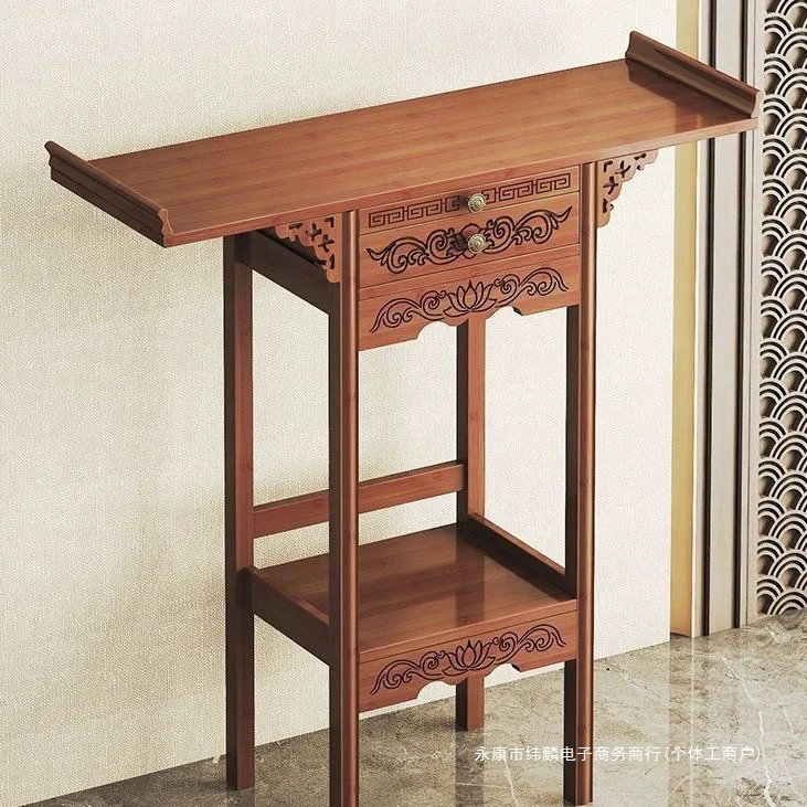 Cz new chinoiseriefor home ancestral hall offering table guanyin god offering cabinet placing god of wealth  for all gods