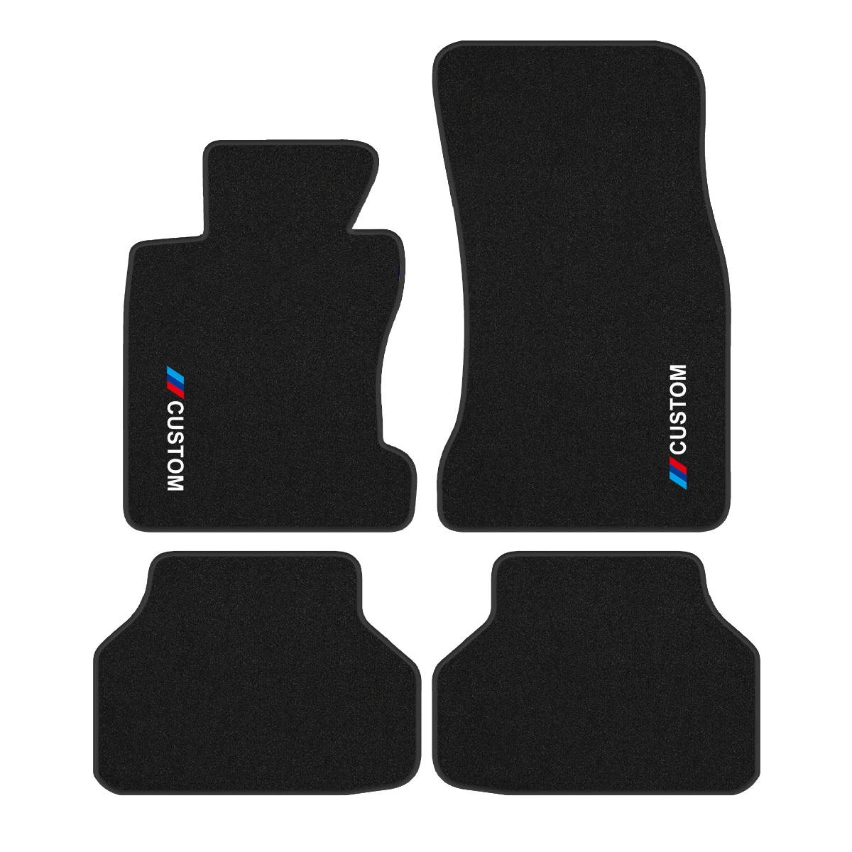 For BMW M5 IV (E60) 2004-2010 luxury Carpet Velour Car Mats 4-Piece Floor Mats with