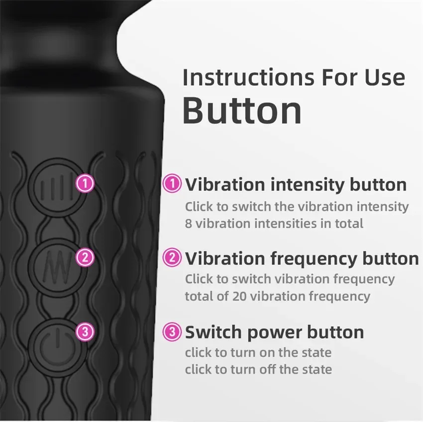 20 Speed Dildo AV Vibrator Magic Wand for Women Clitoris Stimulator USB Rechargeable Sexy Massager Goods Sex Toys for Adults 18