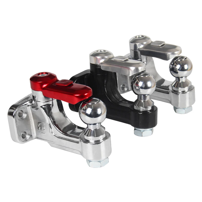 New Universal Detachable Heavy Duty Steel Tow Ball Trailer Hitch Forged Hook Easy Installation 85x45mm Parts Car Accessories