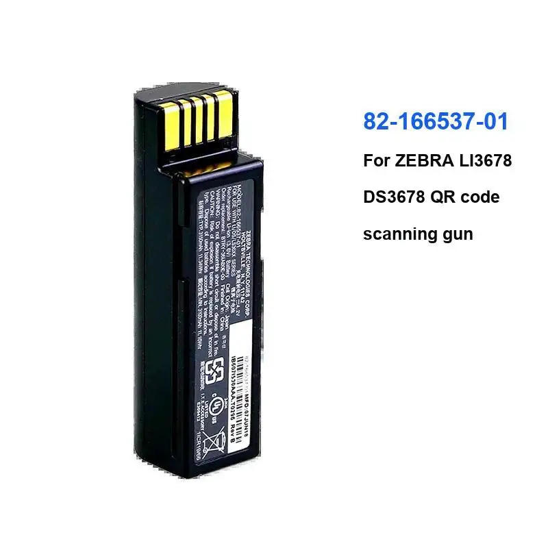 Battery For Zebra LI3678 DS3678 QR Stable Power Supply 3150Mah Rapid Charging 82-166537-01 