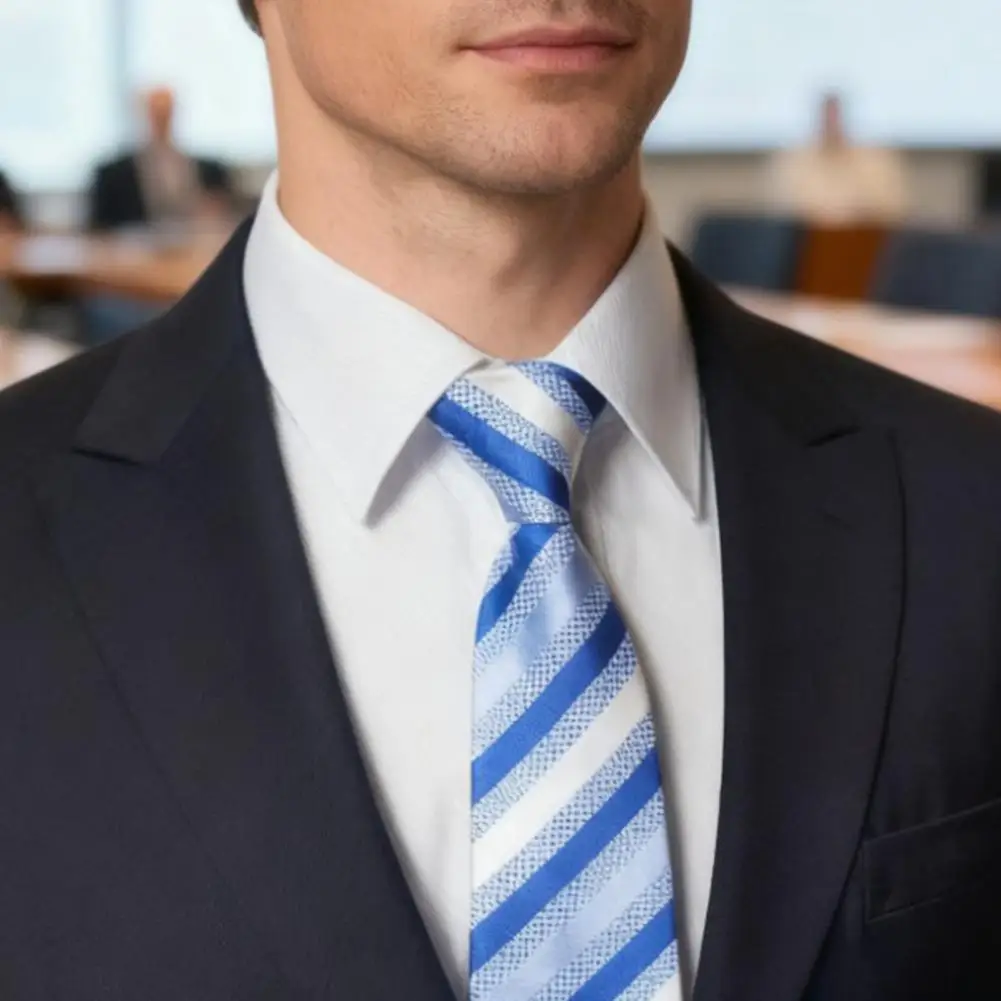 

Мужской галстук на молнии. Стильный мужской дизайнерский галстук на молнии для деловых свадебных вечеринок. Регулируемая длина с несколькими предметами для мужчин.