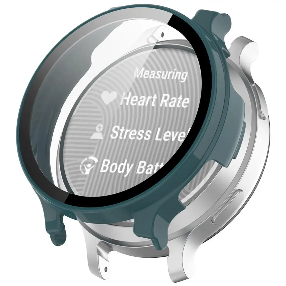 Tempered Glass Case For Garmin Lily 2 Active Smart Watch Screen Protector Full Cover Protective Bumper For Lily2 Shell