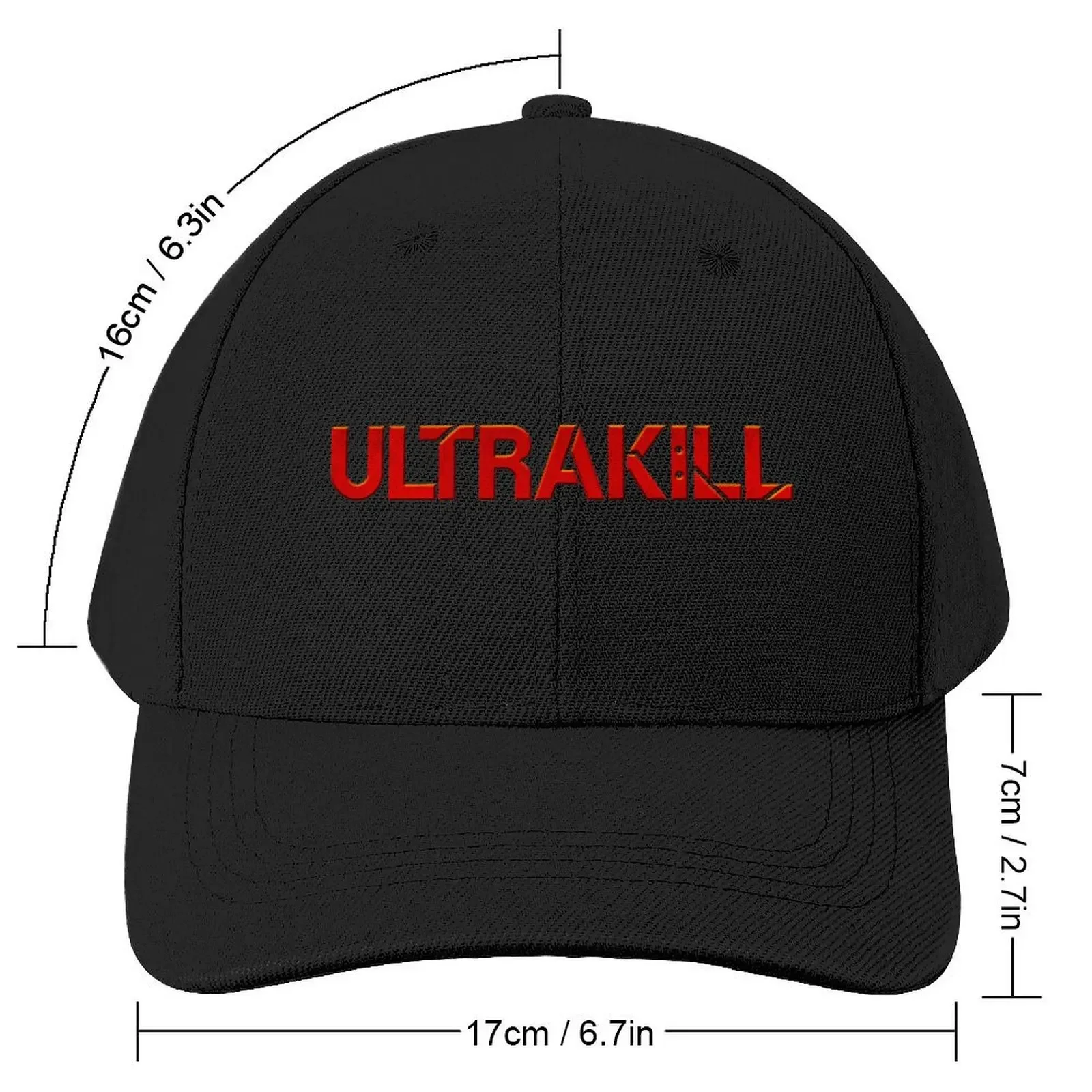 ULTRAKILL Baseball Cap Golf Hat Man Beach Outing fashionable Hats Woman Men's