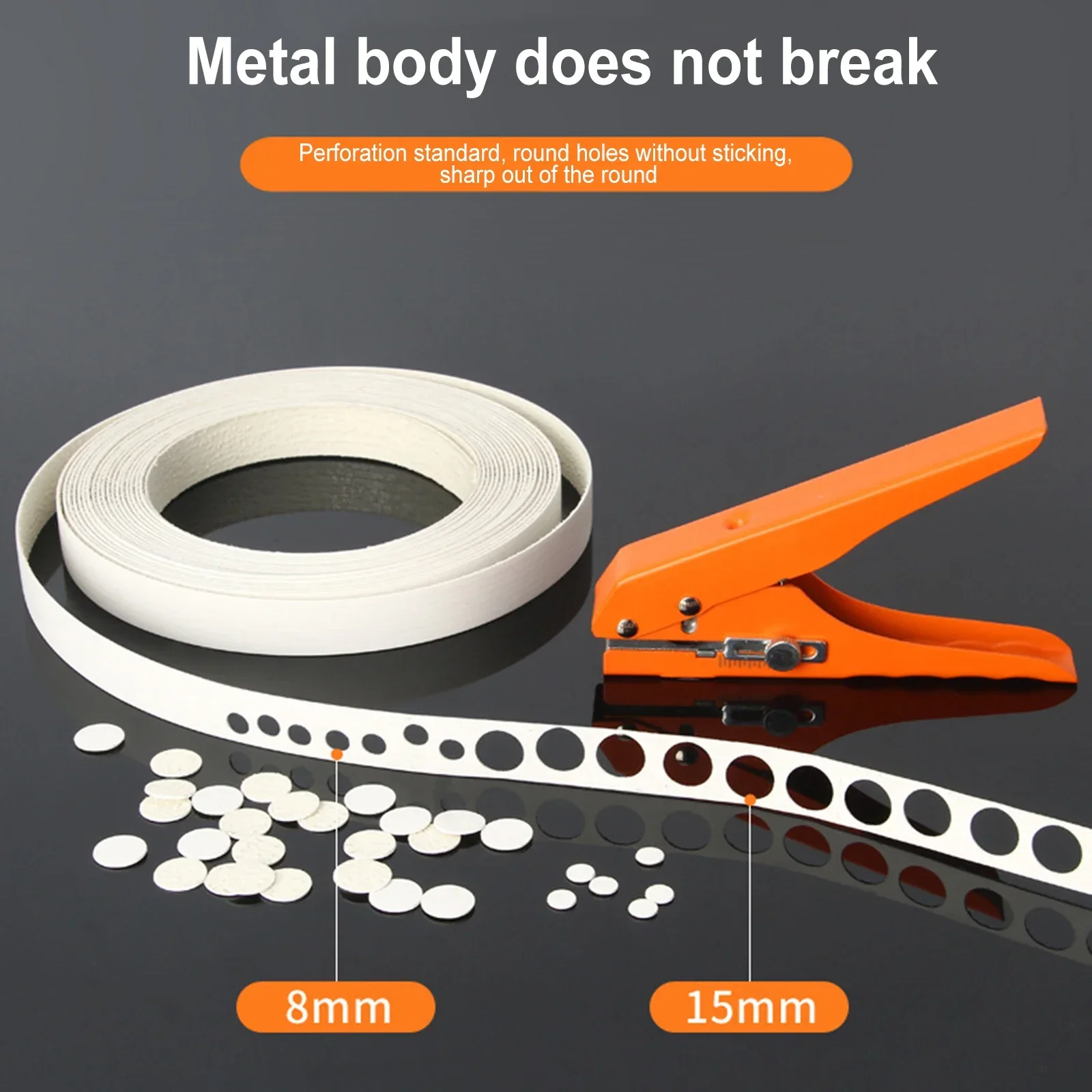 Hole Puncher Single  Punch 8mm 10mm 12mm 15mm PortableEdge Banding Punching Plier Handheld Paper Hole Punch