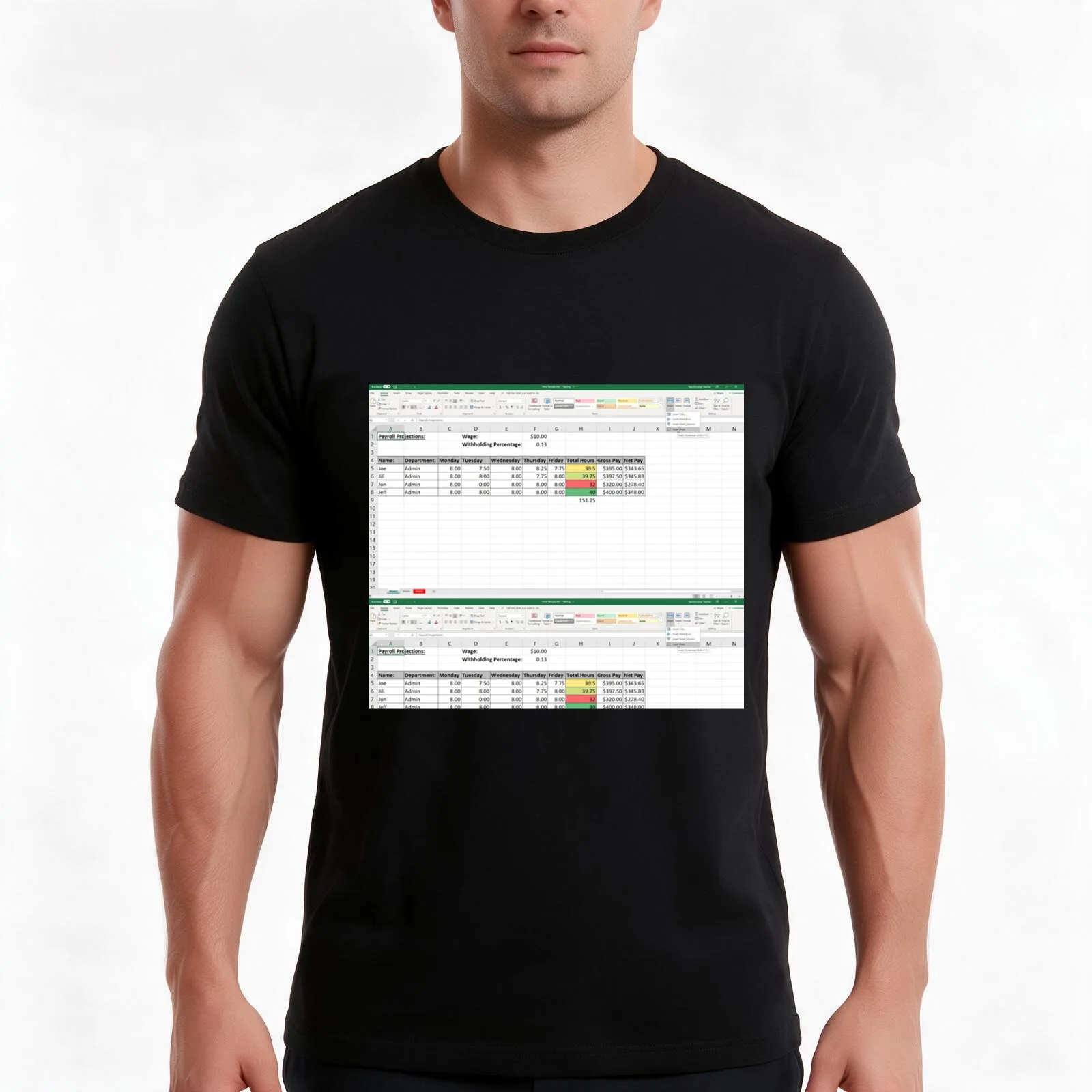 Excel spreadsheet T-Shirt, Summer Casual Cotton Tee, Oversized Streetwear Tops, Vintage Graphic Print, Loose Fit Short Sleeve