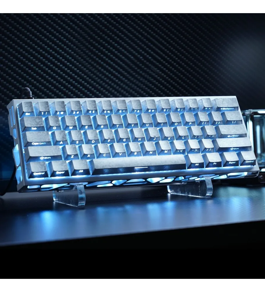 Keycap Original side engraved light transmission Customized adaptation wooting magnetic axis made68/MaiCong/ev63