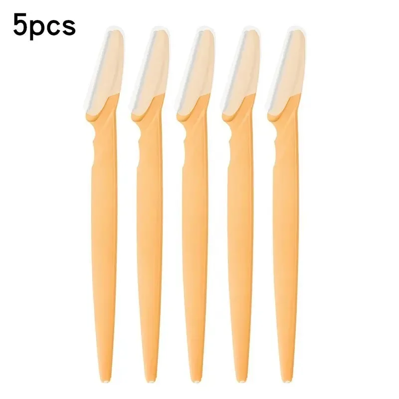 1/3/5/10pcs Scherpe Schaar Wenkbrauw Trimmer Tool Make-Up Grooming Tool Losse Verpakking Wenkbrauw scheermes Scherp Veilig Efficiënte
