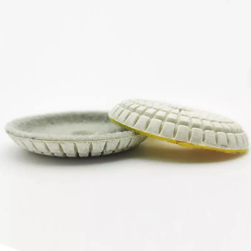 7-teiliges 4" 100mm Konvex-Polierpad-Set, Nass-Schleifscheiben in Schalenform für Granit, Stein, Beton, Marmor mit Gummiunterlage – Detail 6