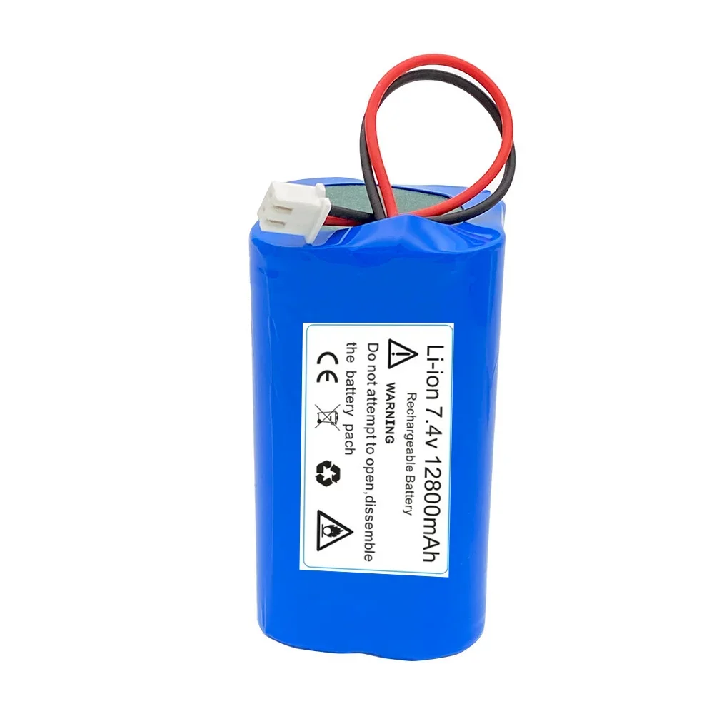 100% oryginalna bateria litowa 18650 7,4 V 12800 mah pakiet baterii megafon płyta ochronna głośnika