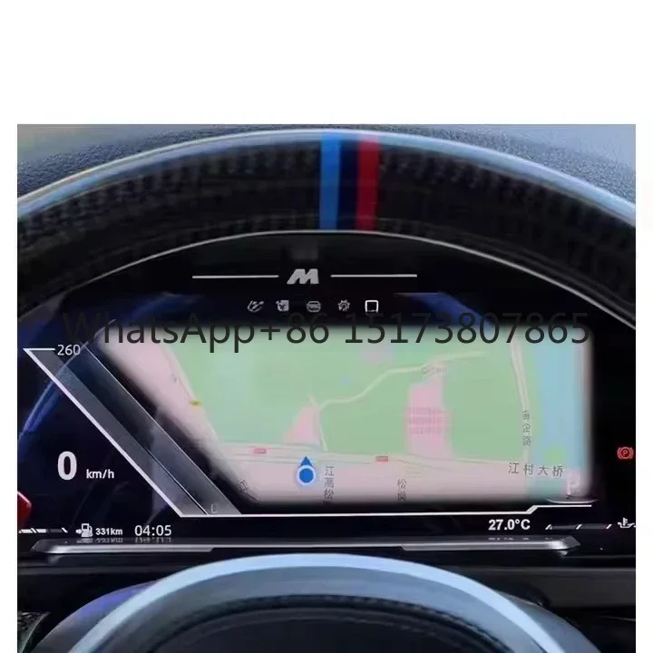 

12.3'' screen LCD Dashboard speedometer digital cluster for 5 series F10 F11 LCD instrument panel carplay