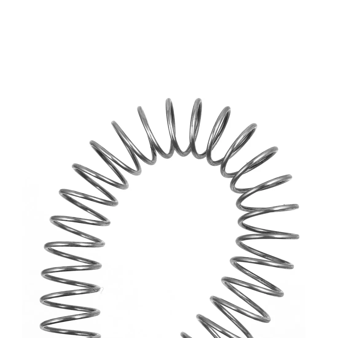 304 Stainless Steel Compression Spring 3-25mm OD 0.5-2.5mm Wire Diameter 305mm Free Length Silver Tone Wire Compression Spring