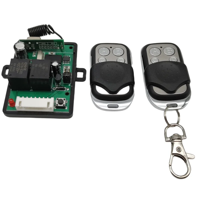 Universal 433mhz 2-channel 12v dc Two-way Wireless Radio Remote Control Transmitter And Receiver