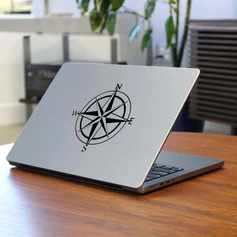 

Compass Vinyl Laptop Stickers for Macbook Pro 14 16 Air Retina 13 15 Inch Mac Skin Art Decal Fits Notebook Wall Window Phone Car