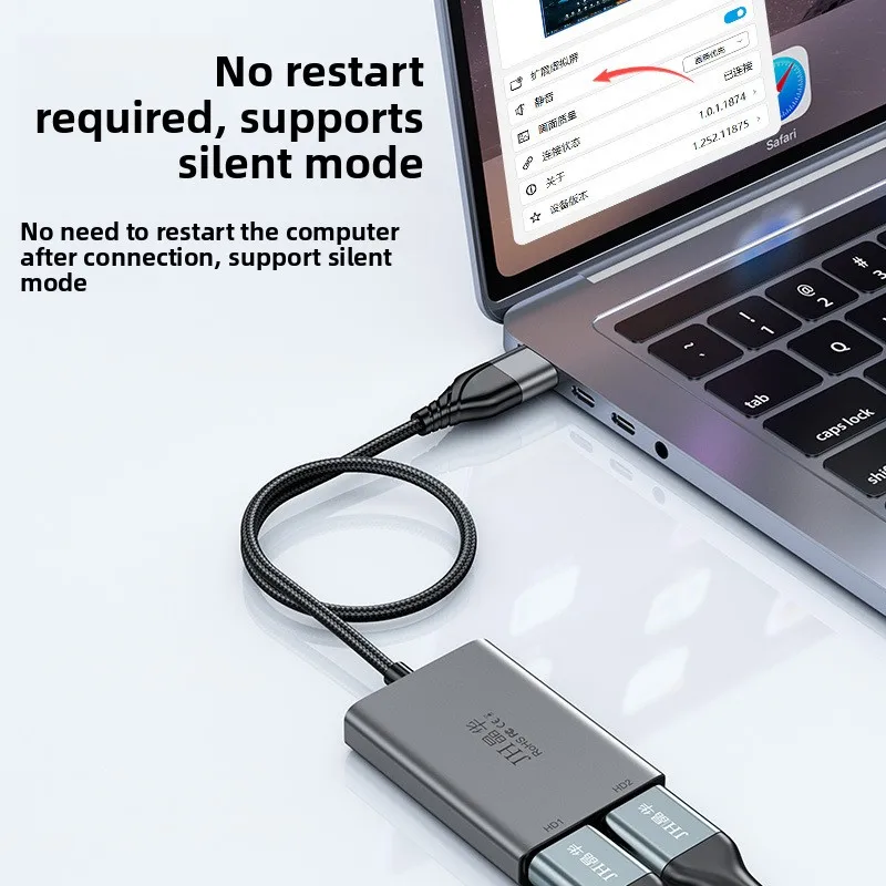 USB To HDMI Video Converter, Multi-Display Adapter, 1080P Full HD, for Laptop PC Monitor, Fast Delivery