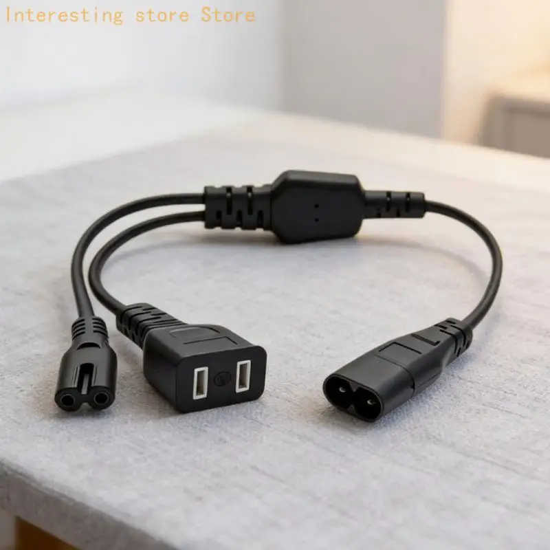 Splitter Extension Line, 8-Shape Inlet with Two Output Ends for Media 55KC
