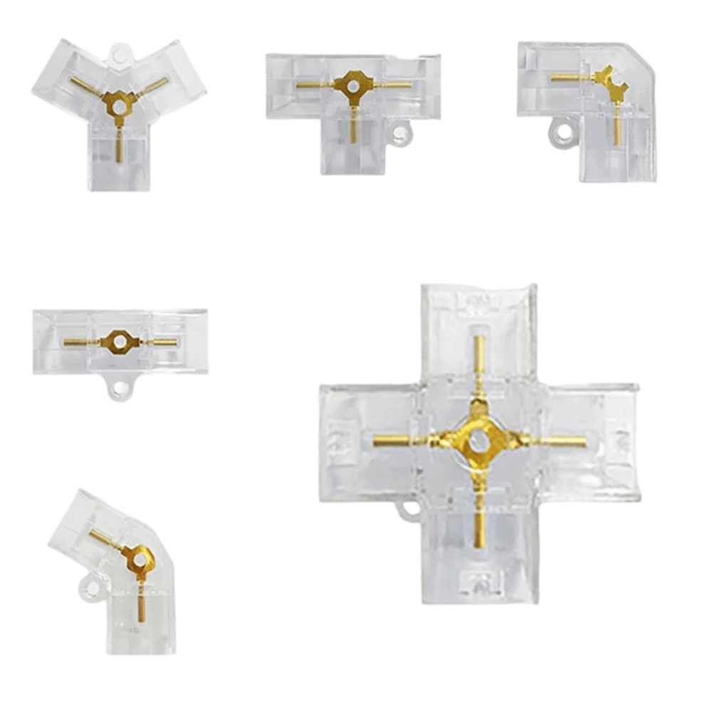 Splicing Connector Multi-Shape Connector Hexagon Shape Bordered Design LED Lamp Connector 110-240V Universal Voltage