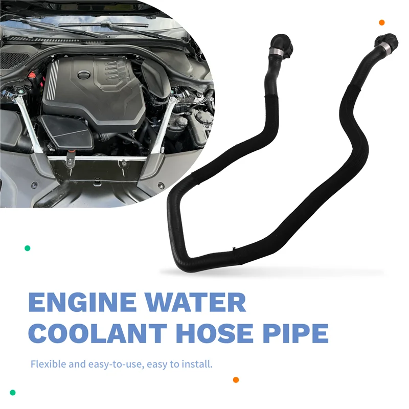 17128602634 محرك المياه المبرد خرطوم الأنابيب المبرد خرطوم لسيارات BMW G30 G31 G32 G11 G12 G15 530E 530EX 530I 530IX