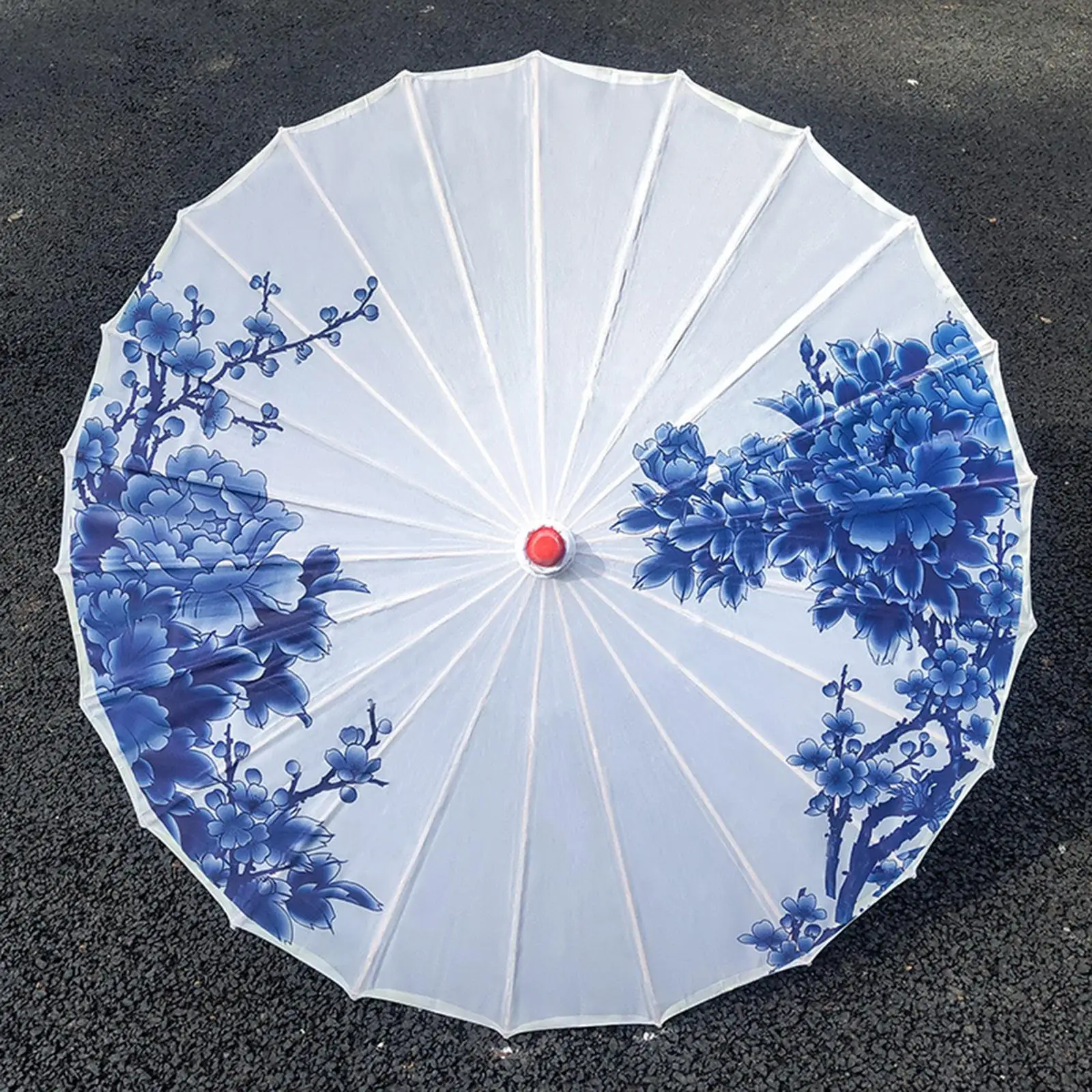 82cm Chinese Oiled Paper Umbrella Decorative Umbrella with Handle for Wedding Dance Recitals Decoration Costumes Party Favors