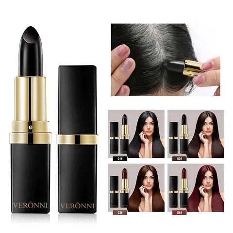 Disposable temporary dye to cover gray hair stick pen Hairdressing pen stick lipstick to cover gray hair