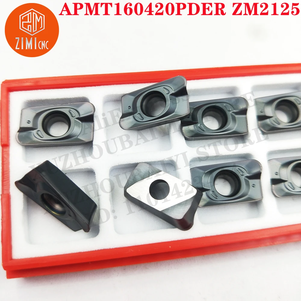 APMT160420PDER ZM2125 APMT160420PDER Carbide Milling Insert Turning Tools CNC Tools Cutter Lathe Blades metal lathe cutting tool