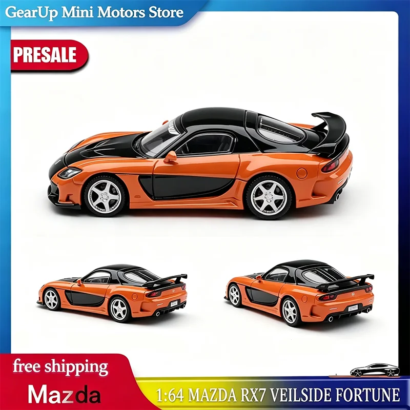 

Minigt Diecast Car Model Toy 1:64 Mazda Rx7 Veilside Fortune Fast Furious Alloy Lhd 1251 Collectible For Automotive Collectors