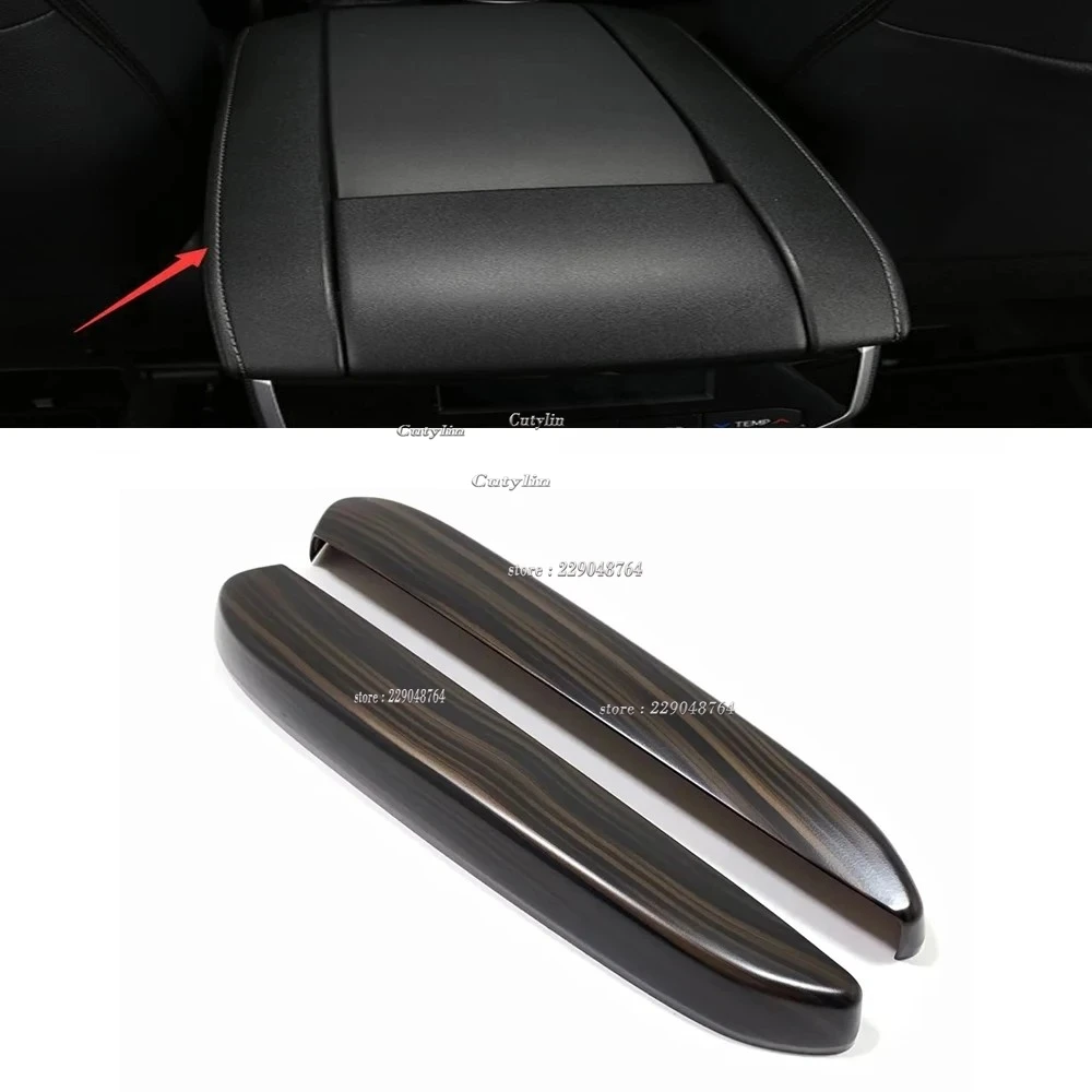 For Toyota Highlander 2020 2021 2022 Car Interior Peach Wood Decoration Instrument Console Gear Water Cup Cover Air Vent Trims
