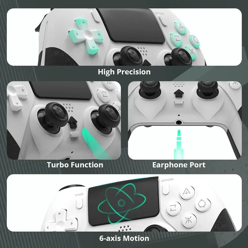 DATA FROG Bluetooth Wireless Controller For PS4 Controller Gamepad For PC Joystick For PS4/PS4 Pro/PS4 Slim Game Console