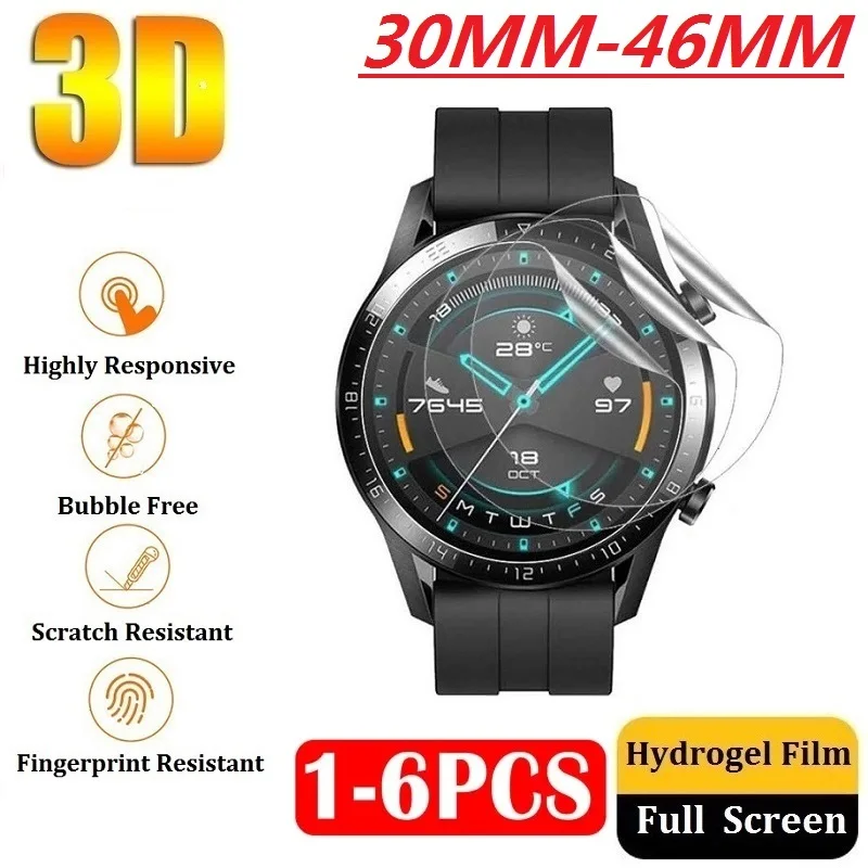 Smartwatch Smart Watch Screen Protector Film 42mm 40mm 39mm 38mm 37mm 36mm 35mm 34mm 33mm 44mm 30mm-46mm Smart Watch Accessories