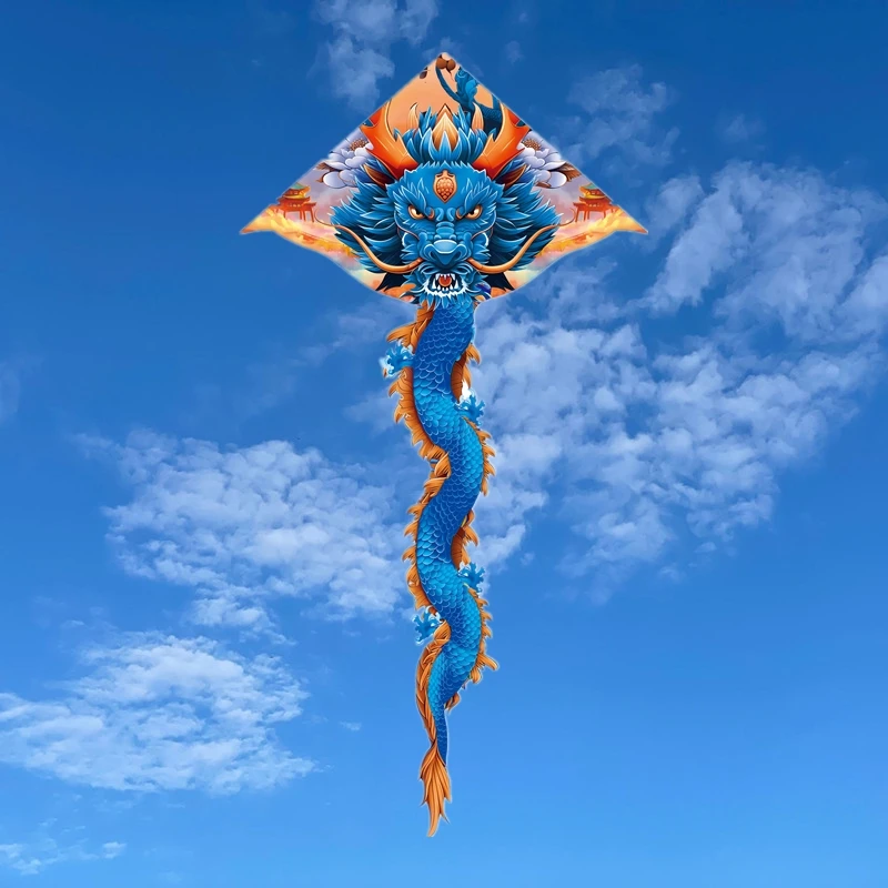 free shipping Dragon Kite  nyion fabic kites factory professional kite outside toys outdoor games wind kites for giants koi kite